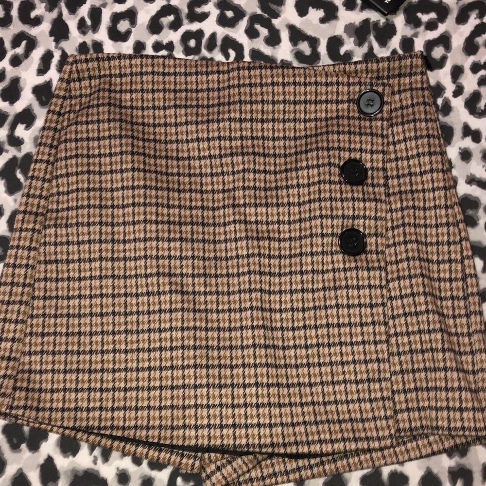 Brown coquette Y2k mini skirt